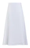 Giuliva Heritage Ada Linen Midi Skirt In White