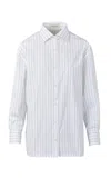 Giuliva Heritage Celia Cotton Poplin Shirt In Stripe