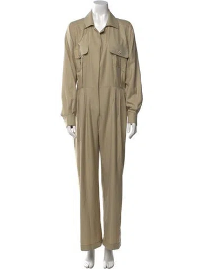 Pre-owned Giuliva Heritage Collection Jumpsuit In Neutral