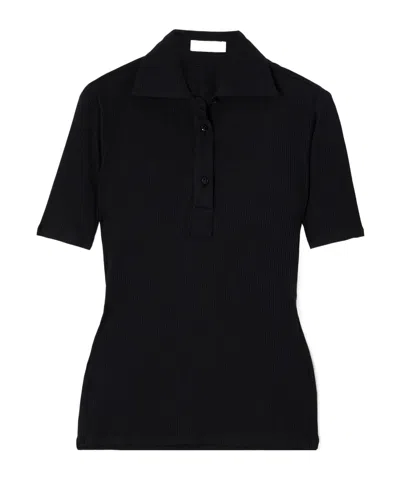 Giuliva Heritage Collection Ribbed Modal And Silk-blend Jersey Polo Shirt In Pattern