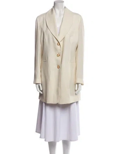 Pre-owned Giuliva Heritage Collection Wool Jacket W/ Tags In Neutrals