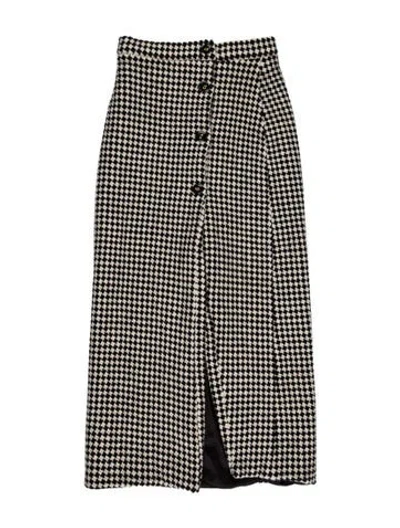 Pre-owned Giuliva Heritage Collection Wool Mini Skirt In Black
