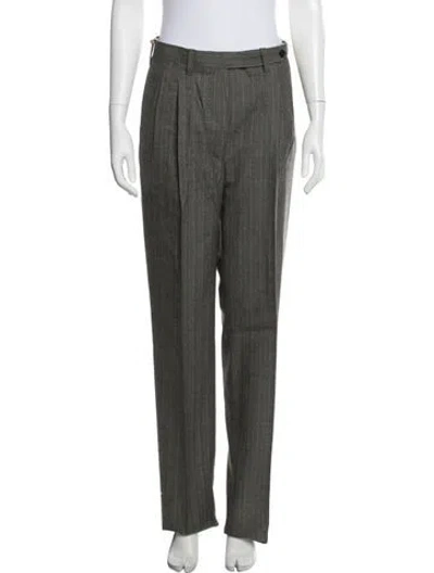Pre-owned Giuliva Heritage Collection Wool Straight Leg Pants W/ Tags In Green
