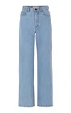 Giuliva Heritage Dana Rigid High-rise Straight-leg Jeans In Light Blue