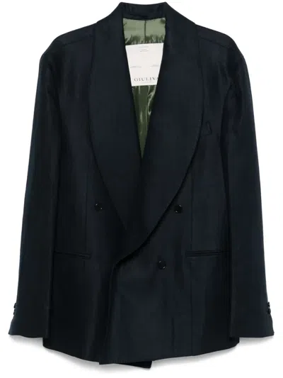 Giuliva Heritage David Blazer In Navy Blue
