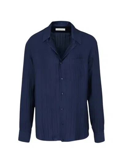 Giuliva Heritage Giovanni Striped Shirt In Blue