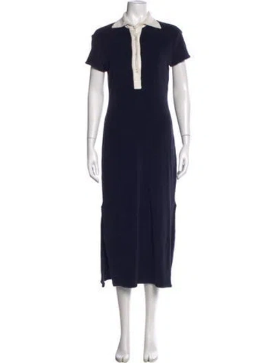 Pre-owned Giuliva Heritage Long Dress In Blue