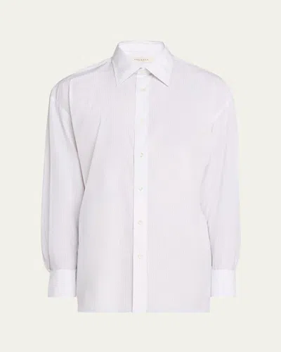 Giuliva Heritage Men's Andreas Fil Coupe Button-down Shirt In White