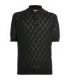 GIULIVA HERITAGE SILK-CASHMERE KNITTED POLO SHIRT