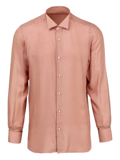 Giuliva Heritage Smoking Shirt In Pink