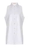 Giuliva Heritage The Emma Checked-cotton Shirt In White