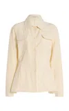Giuliva Heritage The Gea Silk Shirt In Ivory
