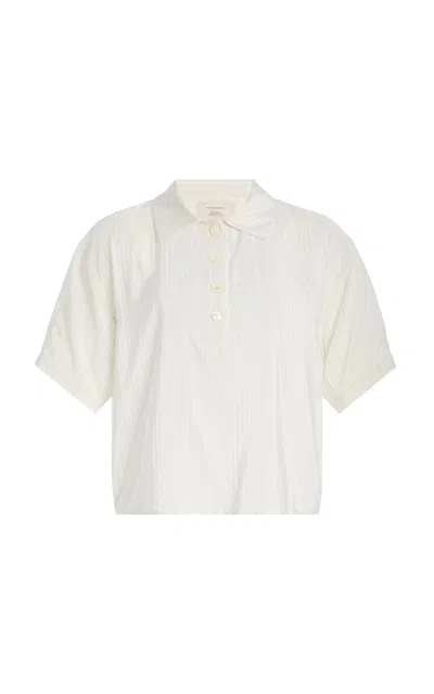 Giuliva Heritage The Tina Silk Shirt In White