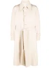 Giuliva Heritage Tied-waist Trench Coat In Neutrals