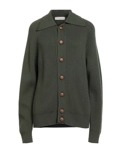 Giuliva Heritage Woman Cardigan Military Green Size M Virgin Wool