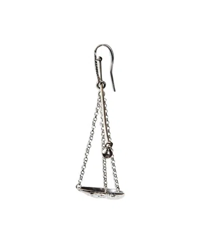Giunia Women's Bilancia Single Earring Silver In Multi