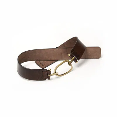 Giunia Women's Brown Mati Belt Chocolate In Pink