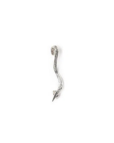 Giunia Women's Mini Fiume Single Earring Silver In Metallic