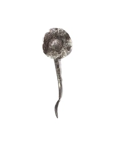 Giunia Women's Silver Fungo Single Earring In Pattern
