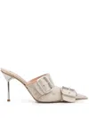 Giuseppe Di Morabito 100mm Crystal-embellished Mules In Neutrals