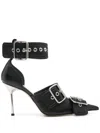 Giuseppe Di Morabito 100mm Decorative-buckle Pumps In Black