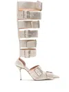 Giuseppe Di Morabito 100mm Knee-high Boots In Silver
