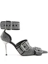 Giuseppe Di Morabito 110mm Crystal-embellished Pumps In Black