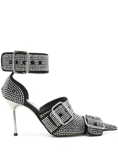 Giuseppe Di Morabito 110mm Crystal-embellished Pumps In Black