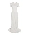 Giuseppe Di Morabito Abito Lungo In Jersey Di Cotone In White