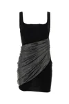 Giuseppe Di Morabito Crystal Draped Mini Dress