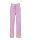 Giuseppe Di Morabito Wide-leg Pants With Crystals In Pink