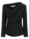 Giuseppe Di Morabito Asymmetrical Blazer Blazers Black In Black