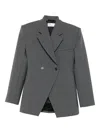 Giuseppe Di Morabito Asymmetrical Double-breasted Jacket In Gray