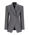 Giuseppe Di Morabito Asymmetrical Double-breasted Jacket In Gray