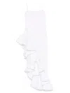 Giuseppe Di Morabito Asymmetrical Hem Ruffle Dress In White