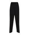 Giuseppe Di Morabito Wool Tailoring High Waist Straight Pants In Black