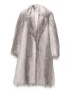 Giuseppe Di Morabito Belted Faux-fur Coat In Gray