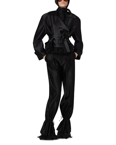 Giuseppe Di Morabito Belted Short Jacket In Black
