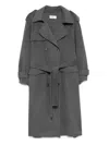Giuseppe Di Morabito Trenchcoat Mit Gürtel In Gray