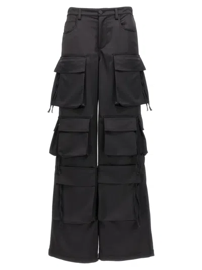 GIUSEPPE DI MORABITO BLACK CARGO PANTS