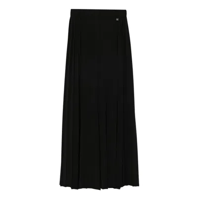 GIUSEPPE DI MORABITO GIUSEPPE DI MORABITO BLACK SKIRTS - PLEATED SKIRTS WOMEN