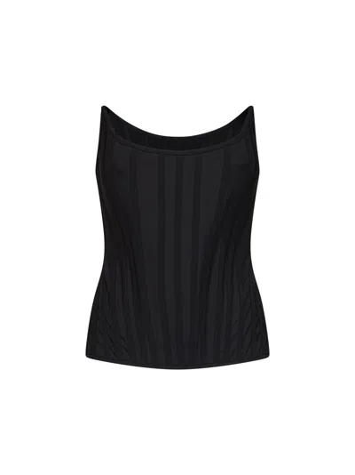 Giuseppe Di Morabito Structured Strapless Bustier Top In Black