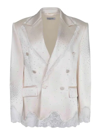 Giuseppe Di Morabito Blazer Made Of Satin In White