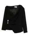 Giuseppe Di Morabito Blazer With Safety Pin In Black