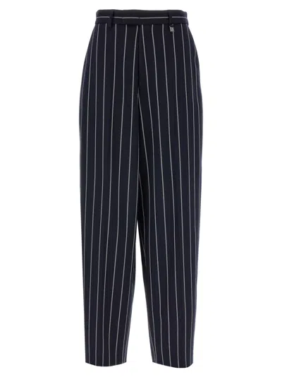 GIUSEPPE DI MORABITO BLUE STRIPED PANTS