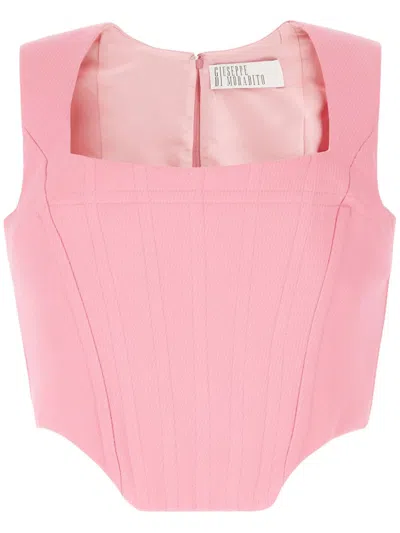 Giuseppe Di Morabito Bodice Bustier Top In Pink