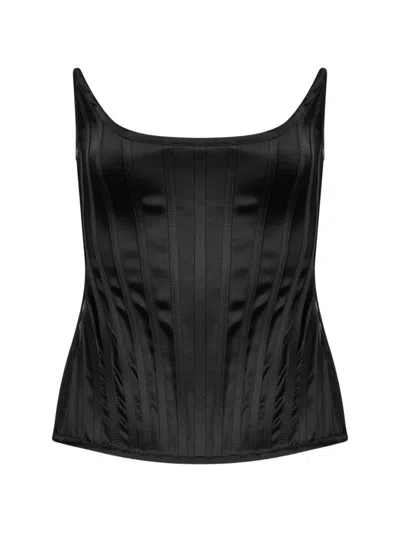 Giuseppe Di Morabito Boned Corset Top In Purple