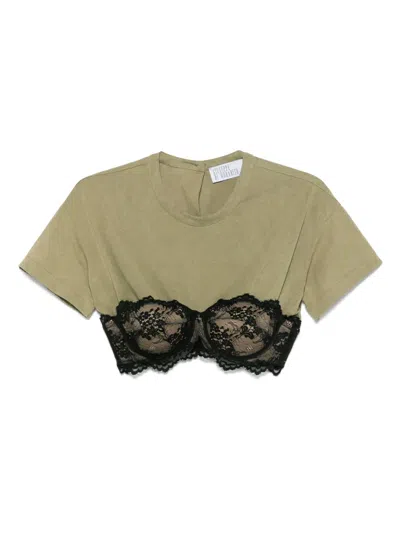 Giuseppe Di Morabito Bra-insert T-shirt In Green