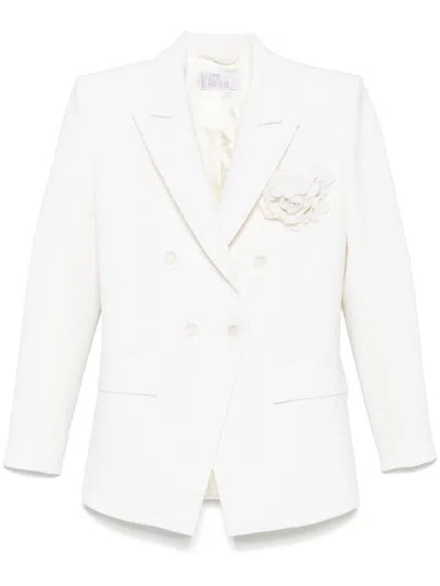 Giuseppe Di Morabito Brooch-detail Blazer In 白色