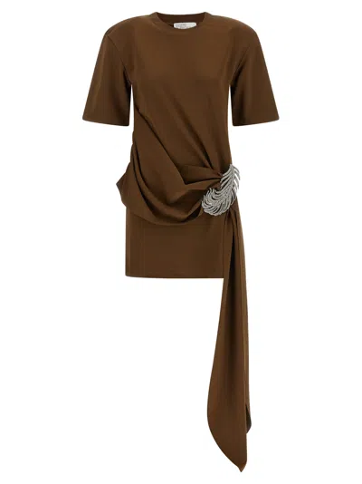 Giuseppe Di Morabito Women Brooch Dress In Brown